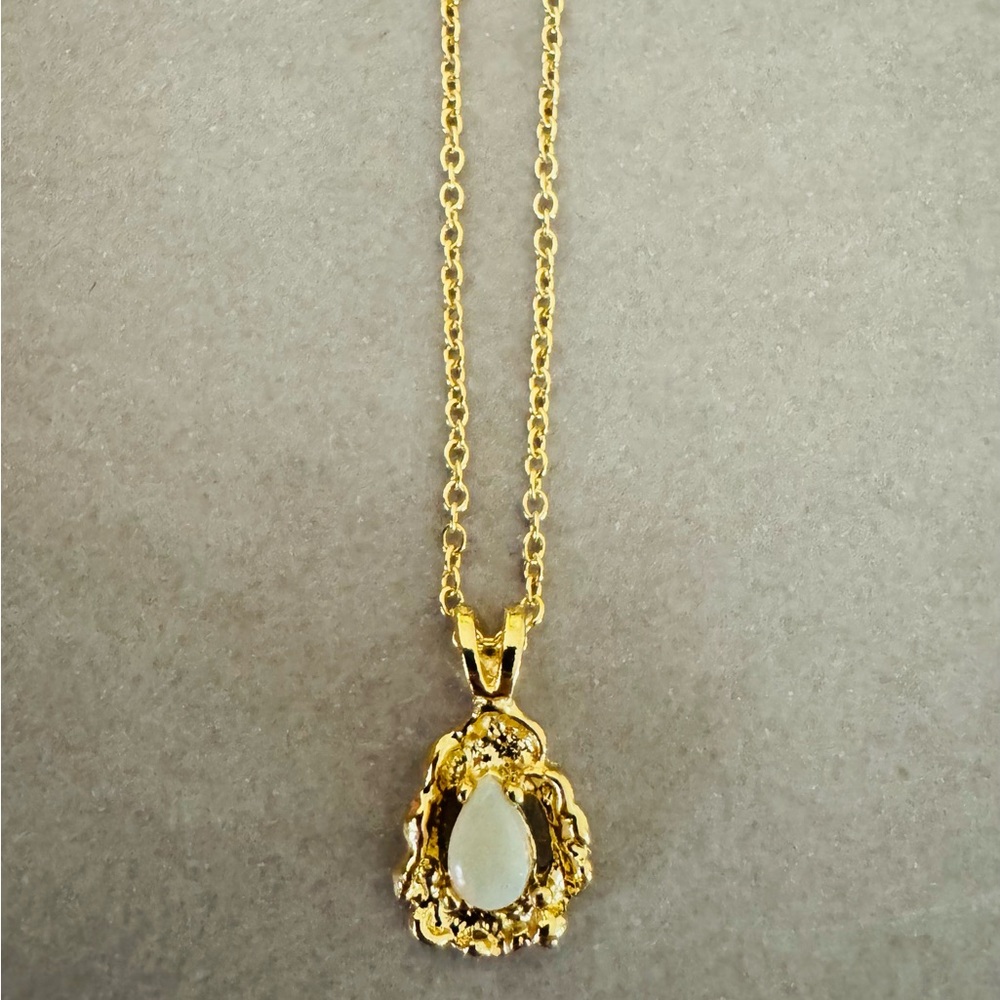 Opal Pendant Necklace